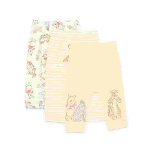 Disney Baby Wishes + Dreams Character Infant Baby Jogger Pants, 3-Pack, Sizes Newborn-12 Months