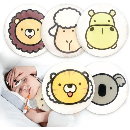 Kids Ice Pack, Hot or Cold Pack Gel Cooling Pad, Reusable for Injuries Medical Health,Swelling and Pain Relief, Tired Eyes, Child Injury, Headache, Sinus Relief(5 PCS)