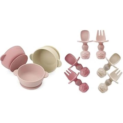 PandaEar Baby Bowls & Baby Spoons and Fork