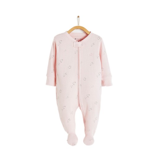 GOOSE ZIP FOOTED PAJAMA, 0-3M