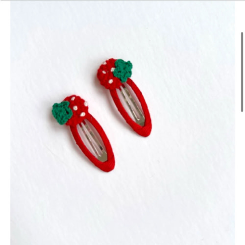 strawberry jam hair-clips – The August People