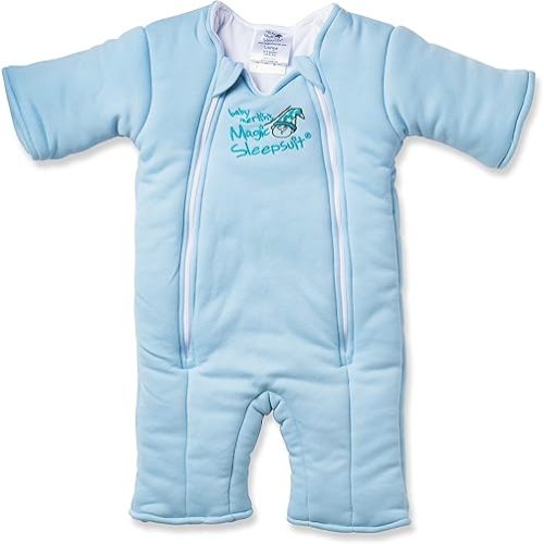 Baby Merlin's Magic Sleepsuit - Swaddle Transition Product - Cotton - Blue - 6-9 Months
