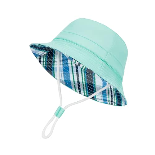 Durio UPF 50+ Beach Baby Sun Hat Sun Protection Cute Wide Brim Summer Baby Boy Bucket Hats Toddler Sun Hats for Girl