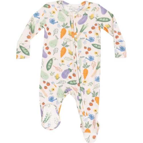 2 Way Zipper Footie, Veggie Patch - Angel Dear | Maisonette
