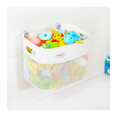 Ligereza Quick Scoop Baby Mesh Bath Toy Organizer, 2X Capacity & Large Opening, Toddler Toy Storage (White) : Amazon.com.au: Toys & Games