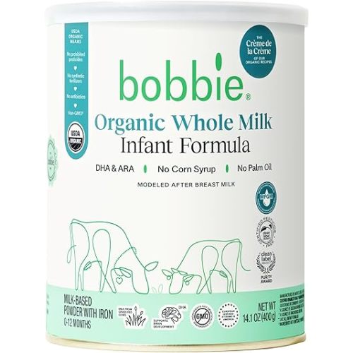 Bobbie Organic Whole Milk Formula 14.1Oz, 14.1 Oz