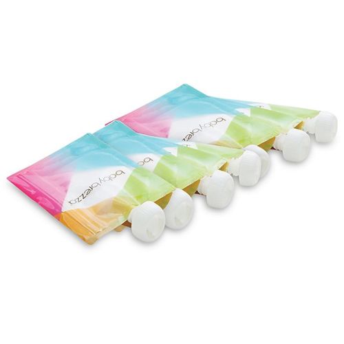 babybrezza® 10-Pack 7 oz. Reusable Food Pouches with Funnel Filing System in Orange