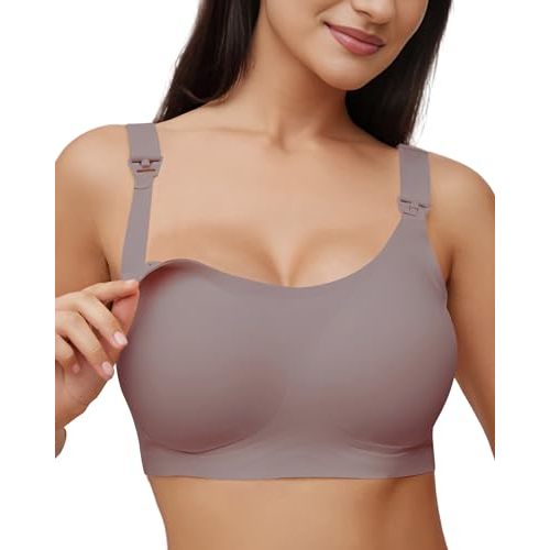 As Fairy Nursing Bras for Breastfeeding Natural Shape Maternity Bra Seamless Jelly Strip Support Comfort Pregnancy Bra