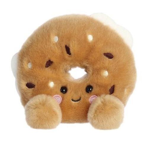 Aurora Mini Tony Everything Bagel Palm Pals Adorable Stuffed Animal Brown 4.5"