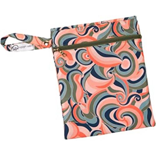Sarah Wells Pumparoo Wet/Dry Bag for Breast Pump Parts (Groovy)