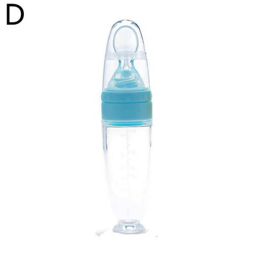 Baby Scoop Feeder Silicone Spoons For Feeding Medicine Toddler Utensils B3B2