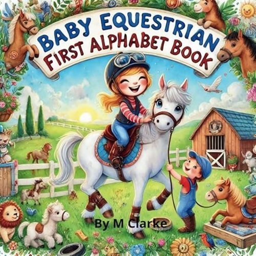 Baby Equestrian First Alphabet Book: A Fun and Educational Alphabet Adventure for Little Horse Lovers
