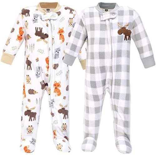 Hudson Baby Unisex Baby Fleece Sleep and Play