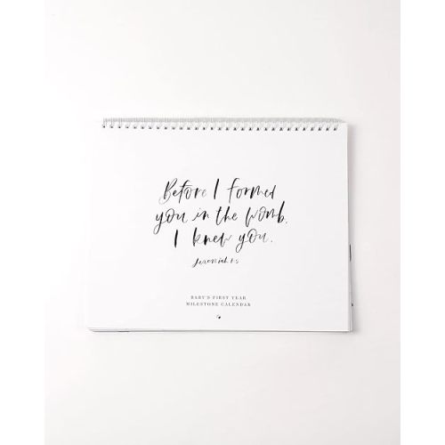 Be A Heart Baby Milestone Calendar