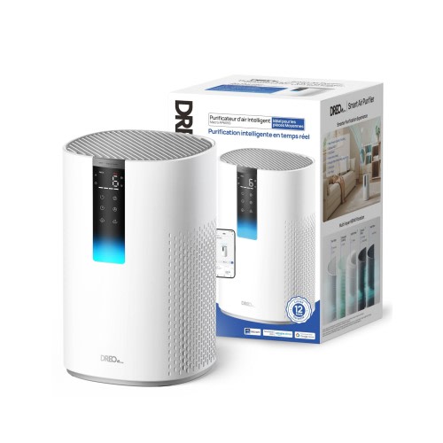DREO Home Smart Air Purifier with Real-time Air Quality Tracking