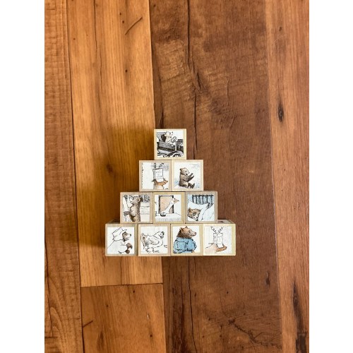 Little Bear Wooden Blocks, Nursery Blocks