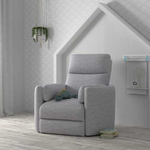 Jelissa 40" Wide Swivel Glider Power Recliner