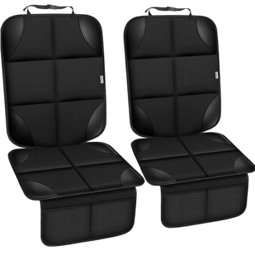 Meolsaek Car Seat Protector for Child Car Seat, Durable 600D Fabric Waterproof Car Seat Cover with Thick Pad Non-Slip Backing (No Imprints)