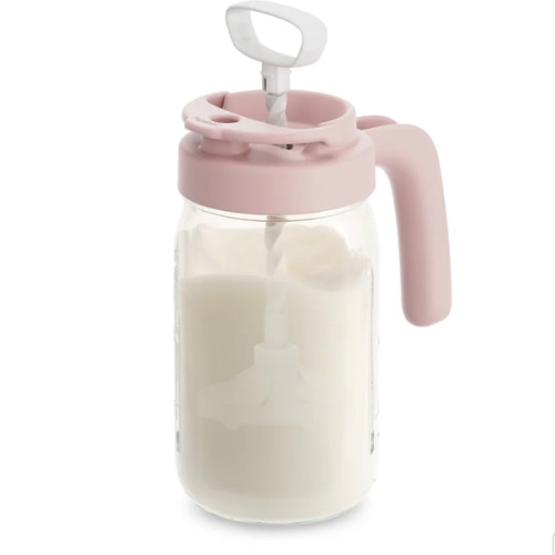 Glass Formula And Breast milk Mixing Pitcher with Mixing Handle