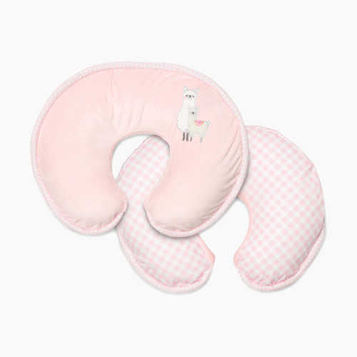 Boppy Luxe Nursing Pillow and Positioner - Pink Llamas