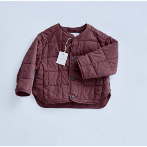 TIMELESZ - GARMENT-DYED PUFFER JACKET - Burgundy | ZARA United States