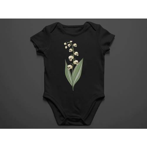 Baby-Youth "Botanical Skulls" Bodysuit/T-Shirt