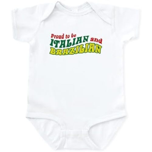 CafePress Italian and Brazilian Infant Bodysuit Cute Infant Bodysuit Baby Romper