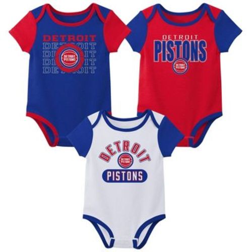NBA Detroit Pistons Infant 3pk Bodysuit Set