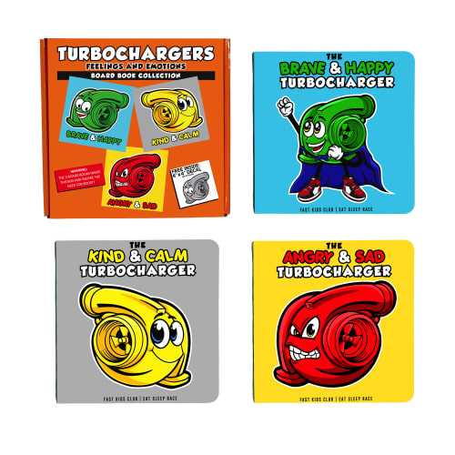 Turbochargers Feelings and Emotions Books | Box Set