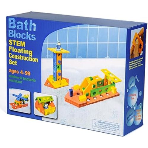 STEM Floating Construction Set Bath Construction Toys Bath Building Toys Bath Building Toys Bath Building Sets in Science Museums and Childrens Museums nationwide