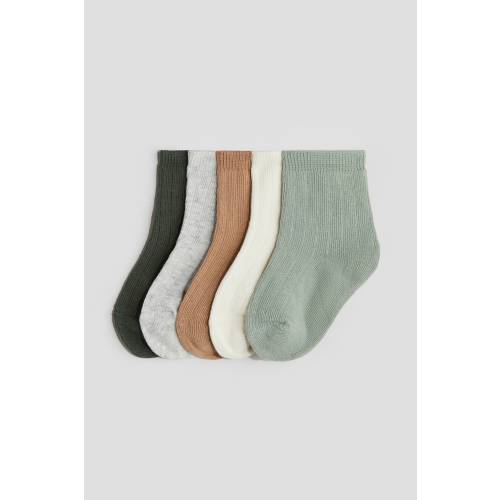 5-PACK KNIT SOCKS