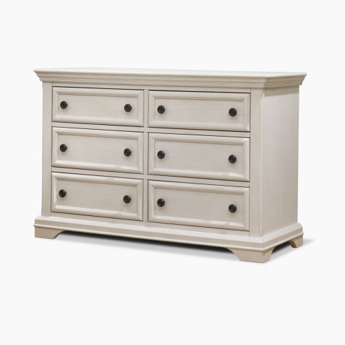 Sorelle Portofino Double Dresser - Brushed Ivory