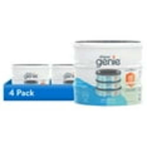 (4 pack) Diaper Genie Round Refills, Unscented, 3 Pack, Holds up to 720 Newborn Diapers, Blue