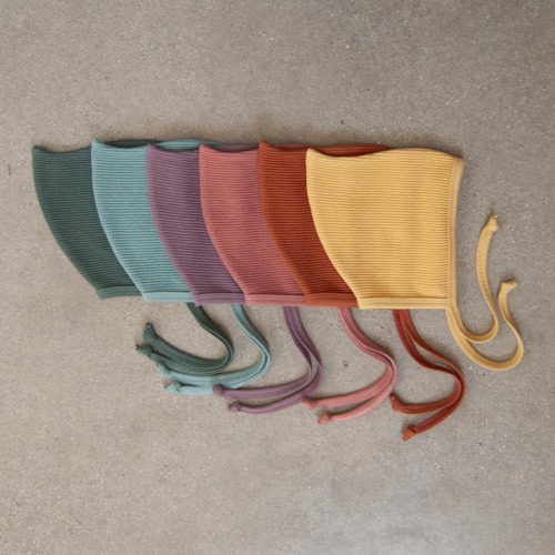 Organic Cotton Waffle Pixie Bonnet