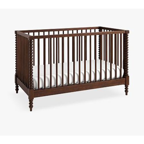 Chris Loves Julia Turned Wood Convertible Crib, Heritage Walnut, UPS Delivery
