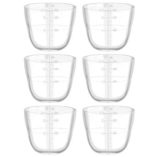 Maymom Dome Caps for Lansinoh Spectra Pigeon Wide-Mouth Collar Ring Compatible with Lansinoh Bottle Top Bottle Lid, 6pcs