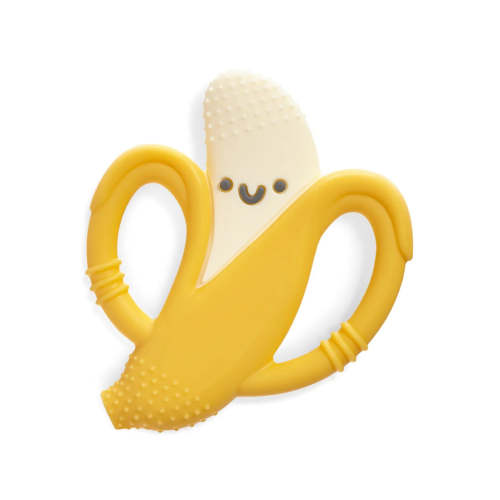 Chew Crew™ Silicone Handle Teether, Beckett the Banana