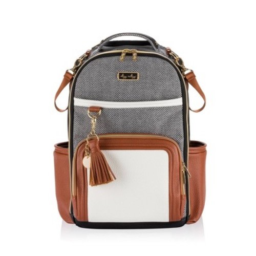 Itzy Ritzy Boss Plus Backpack Diaper Bag - Coffee & Cream