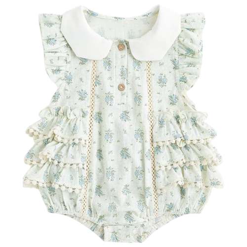 Vintage Floral Romper