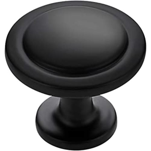Ravinte 15 Pack 1-1/4 inch Dresser Knobs Matte Black