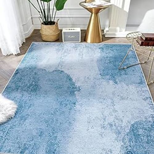 1pc Halloween Text Print Kitchen Mat, Modern Style Crystal Velvet Soft  Rectangle Non-slip & Absorbent Floor Mat For Living Room Household Use