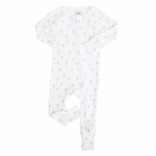Beachy Waffle Bamboo Convertible Zip Rompers
