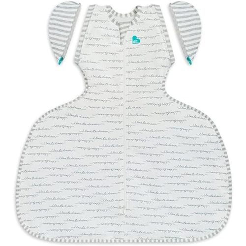 Love to Dream Swaddle UP Transition Bag, Hip Dysplasia, White, Medium, Specially Designed Swaddle Up with a Wider fit at The Bottom so That it can be Worn Over a Hip dysplasia Harness or Brace