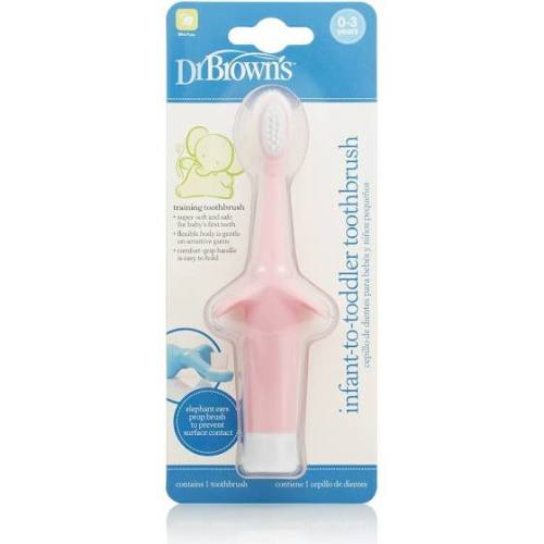 Dr. Brown's Infant-to-Toddler Toothbrush Pink | Google Shopping