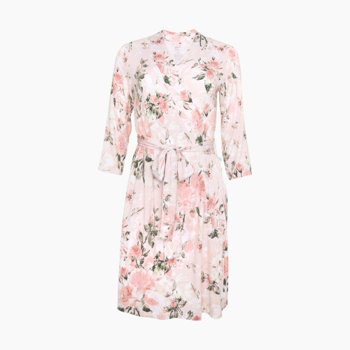 Posh Peanut Womens Robe - Vintage Pink Rose, 2 Xl/3 Xl 16-22