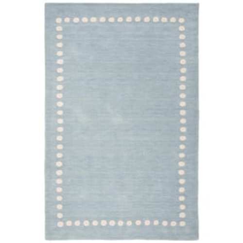 Kids Blue/Ivory 5 ft. x 8 ft. Polka Dot Area Rug