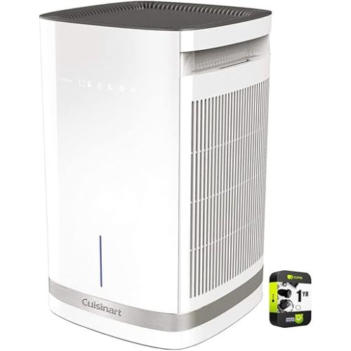 Cuisinart Air Purifier for Countertop/Medium Room, H13 HEPA Filter, CAP-500