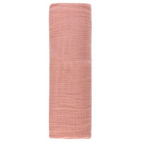 Ely's & Co. Cotton Muslin Swaddle Blanket Dusty Rose 1 Pack