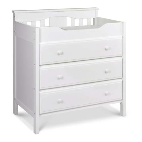 Jayden 3-Drawer Changer Dresser - White