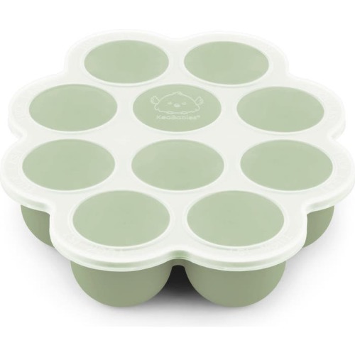 KeaBabies Prep Silicone Baby Food Tray, Sage